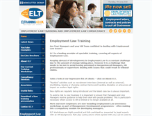 Tablet Screenshot of eltraining.co.uk